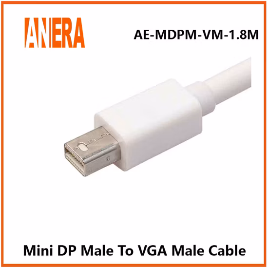 Лидер продаж Anera, порт дисплея Dp для конвертера VGA, кабель-адаптер для видео, 3 м