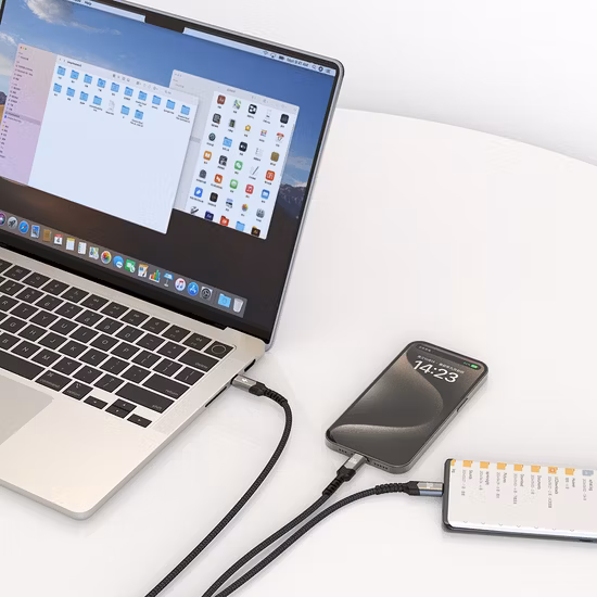 Аудиоадаптер DAC 2 в 1, кабель-переходник 3,5 мм на тип C для передачи данных